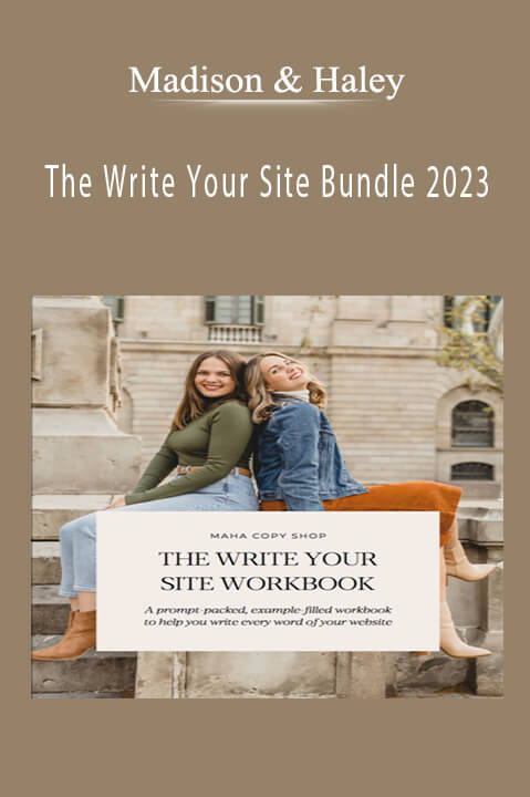 Madison & Haley - The Write Your Site Bundle 2023